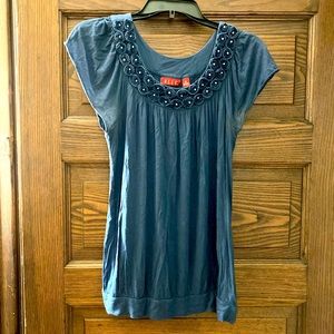 Elle Loose Fitted Blouse, Size XS (Fits like a S/M)